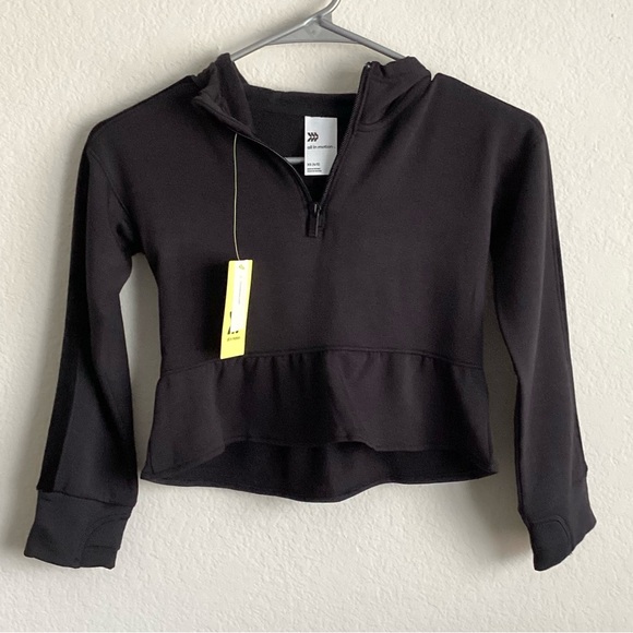 \All in Motion\ NWT Cozy Fleece Hoodie in Black - Picture 1 of 14